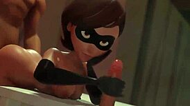hey, check out this helen parr threesome with tits and fucking