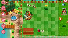 Red haired farm girl with perfect tits and ass in hentai game
