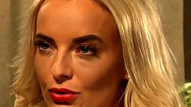 lesbian slave dominates her mistress with huge strapon until wild orgasm