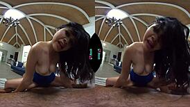 vrhush stunning babe yhivi riding your cock in pov cowgirl and swallowing cumshot 😍