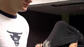 Bryce Corbin, blindfolded and pissed on in wild orgy?