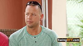 Mature Couple Joins Wild Swing House Action