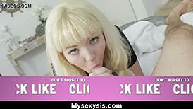curvaceous blonde gets dicked and facialed by stepbrother velvet rain