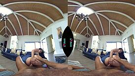 vrhush stunning babe yhivi riding your cock in pov cowgirl and swallowing cumshot 😍