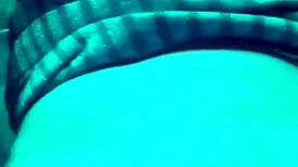 dancing minx visits the public toilet at the club for a break