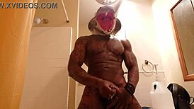 Big black cock worship with Hallelujah Johnson in jungle heat! 🌿