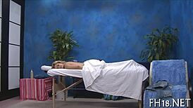 massage session leads to intense sex, fotos show detailed actions and positions