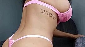 sheila ortega talks dirty while masturbating solo with big dildo