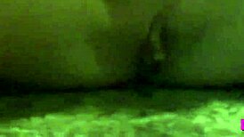 sexy redhead teen does striptease at the bar