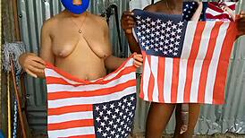 american immigration officers bang each other anal in outdoor rough play