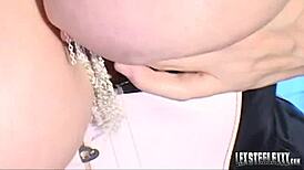 World famous big black cock Lexington Steele wrecks Gianna Michaels with dildo and cum