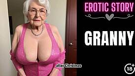 Granny Story: Granny's Christmas Gift to Young Stud Part 1