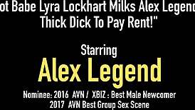 Hot Babe Lyra Lockhart Milks Alex Legends' Thick Dick For Rent! 💦