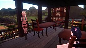 Monster Girl Island Ep 9: Sexy Hentai Doll Dance