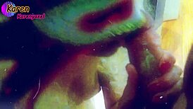 Axel thrust half his load into mouth by Karen - 2010 throwback