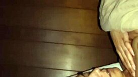 Clueless babe fingering her tight pussy up close!