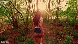 Linda Del Sol Enjoys Nature With Big Cock Adventure