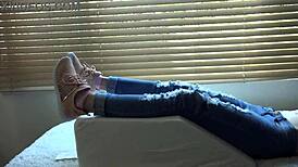 omg, i’m like totally obsessed with kristys new sneakers fetish, ya know?