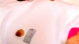 Horny Japanese teen 18+ gets screwed hard in petite panties after wild masturbation