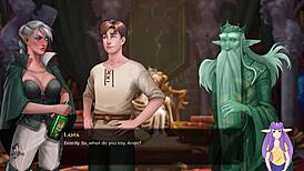 Spending The Night With Blonde Myrtle And Her Monster Cock On The Ranch