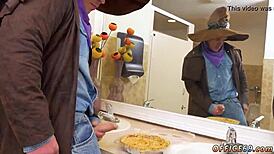 intriguing diesel bondage video with a gay man in a tasting scene