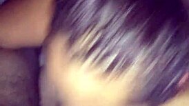 Chubby girl fucks for some smoke in retro blue film.