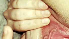 Stretching Fat Pussy Wide for Intense Clit Action