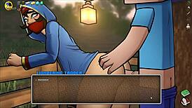 Watch these lesbians finger outdoors and give hot footjob?