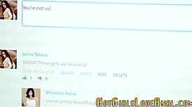 Wanna see this les milf toy her tight asshole?