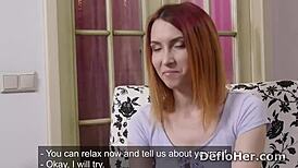 i’m so nervous showing my pale redhead pussy, elvira nunah, spreading to reveal my hymen