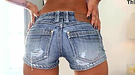 Lil Franki, 90lb 19yo teen, swallows huge cock pov