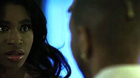 Black couple licks and doggystyles with big black cock