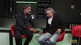 I watch two guys fillin a blonde milf with cum after hard core threesome fuckin