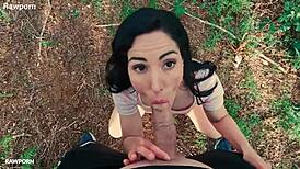 Linda Del Sol Enjoys Nature With Big Cock Adventure