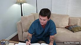 horny gays fucking hard with blowjob.