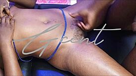 Hairy Pussy Gets Erotic Massage in Missionary