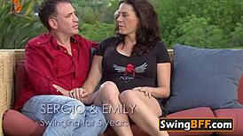 I’m thrilled to join this wild swinger orgy at the mansion!