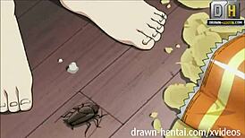 naruto porn teases with dirty room benefits and wild titty action