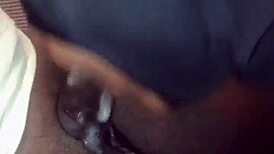 Ebony Woman Engages In Deepthroat With Big Black Cock.