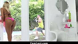 teen step-sister gives in to monster cock temptation