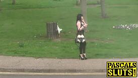 Tattoed sex cleo gets fucked hard by guys big fat cock