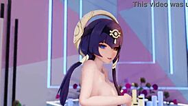 I'm watching Candace in this MMD animation with some errors