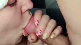 I love sucking this huge cock