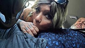 alexia ferraz givin head in car w/ friends 😜