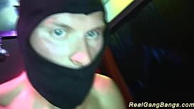 Hot Ebony And White Chicks Enjoy Deepthroat And Facial In Gangbang Orgy