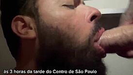 Wow, bearded man sucks 41 cocks in epic bonus clip!