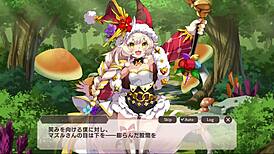 Monster girl passionately sucks cock in intense blowjob