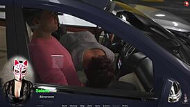 Lady Boss Feels Overwhelmed With Desire As She Sucks In The Parking Lot