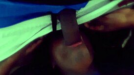 Allen Ebony Couple Blowjob Cumshot!