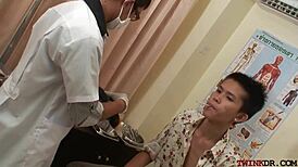 i couldn't help but get rimmed and bred by the doctor after my exam and blowjob